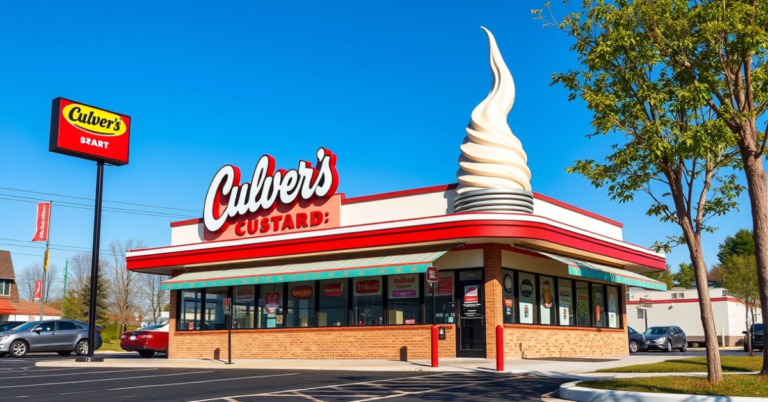 Culver’s Custard Menu With Prices For 2026