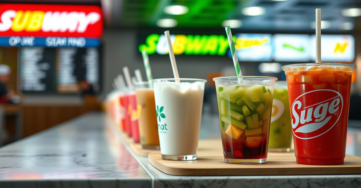 Subway Drink Menu With Prices For 2026