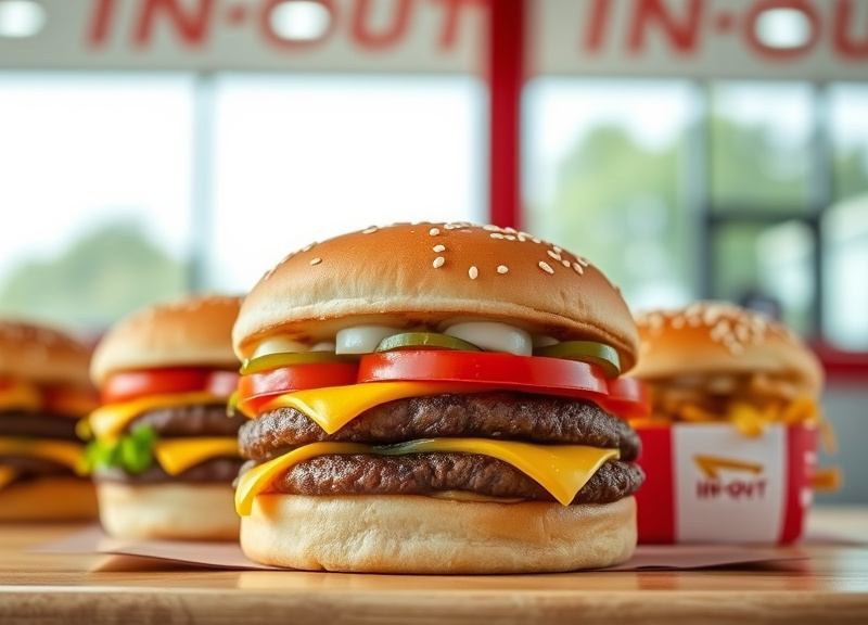 What are the most popular burgers on the In-N-Out menu?